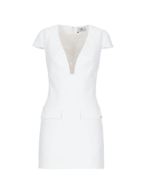 ELISABETTA FRANCHI V-neck pocket dress