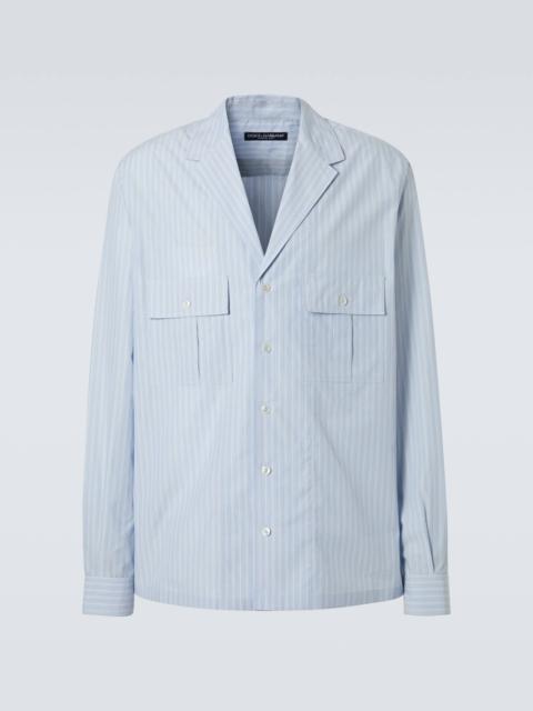 Dolce & Gabbana Striped cotton shirt