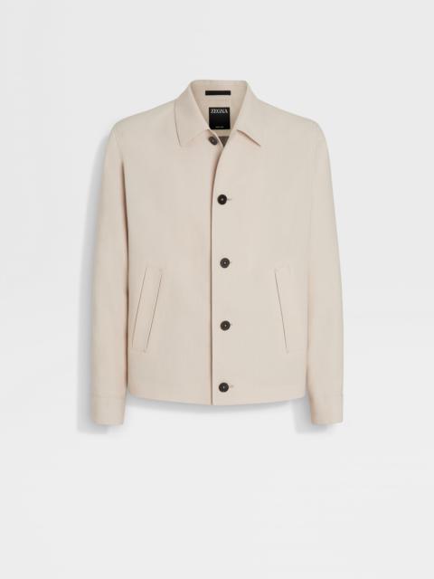 ZEGNA OASI LINO CHORE JACKET