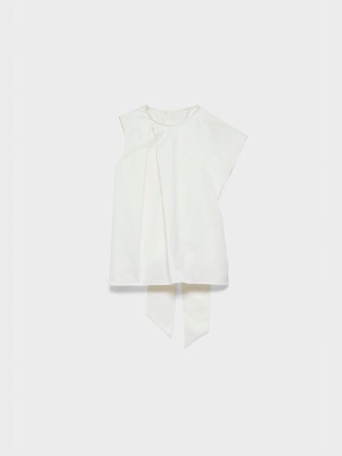 JW Anderson WOMENS SCULPTURAL SLEEVELESS TOP IN IVORY
