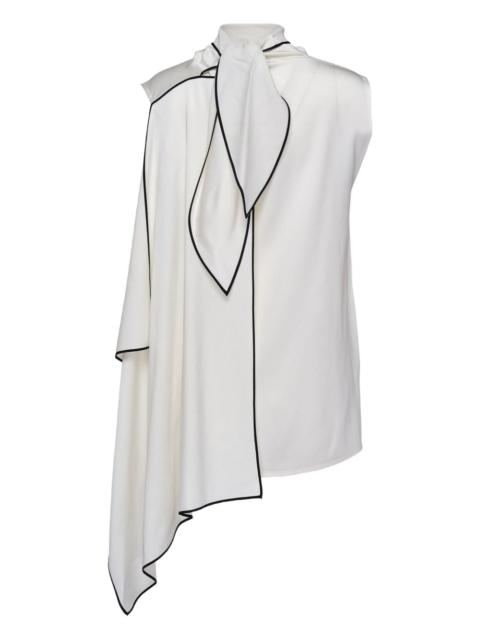 Stella McCartney asymmetric high-neck blouse