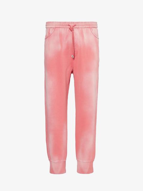 Loewe Faded-wash brand-embroidered cotton-jersey jogging bottoms