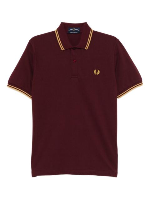Fred Perry embroidered-logo polo top