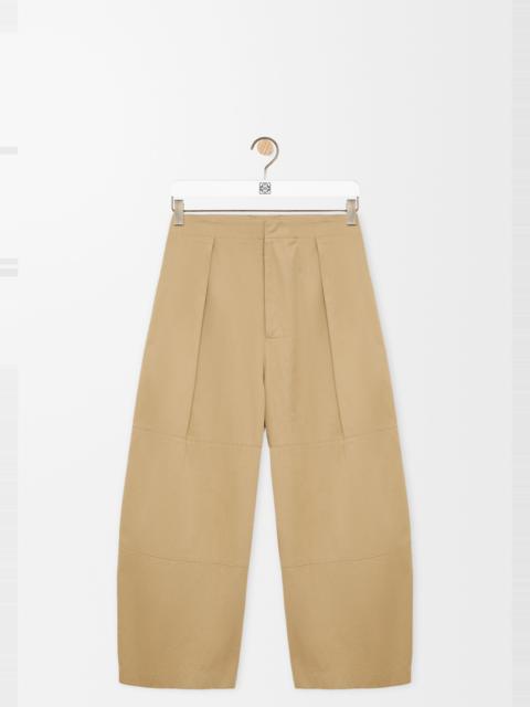 Loewe Cropped trousers in cotton