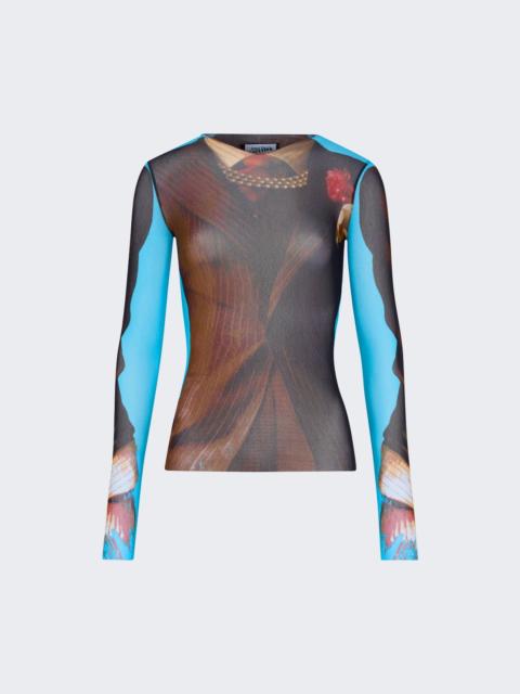 Jean Paul Gaultier Re-edition: The Tennis Suit Top Trompe L'œil