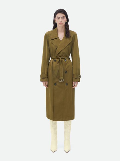 Bottega Veneta Packable Nylon Trench Coat
