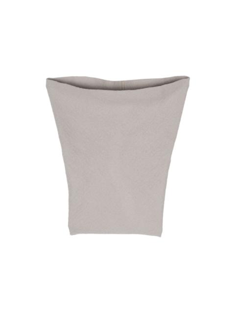 Rick Owens fine-knit virgin wool cowl scarf