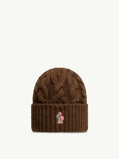 Moncler Grenoble Wool Blend Cable Knit Hat