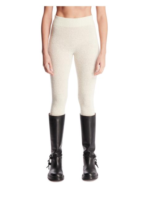 The Row White Mumuka Cashmere Leggings