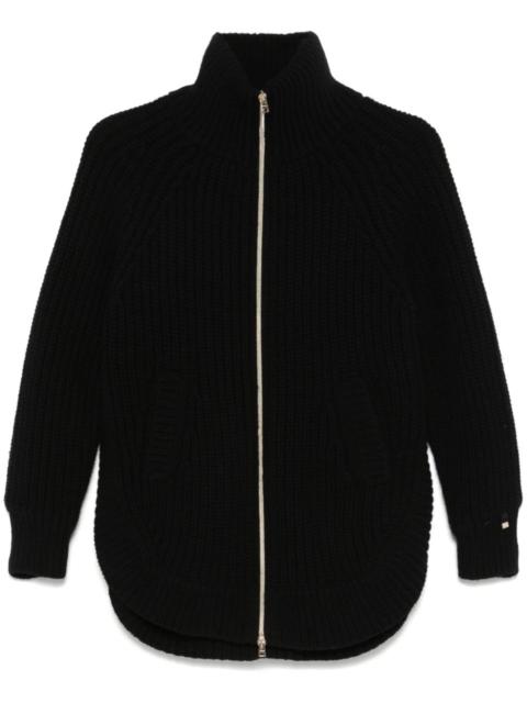 Herno quilted-panel cardigan