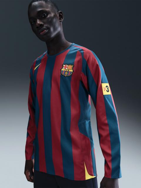 Nike FC Barcelona 2005/06 Reissue Men's Nike Soccer Replica Long-Sleeve Jersey