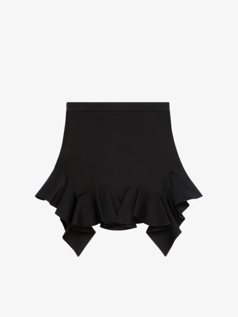 Givenchy SKIRT IN PUNTO MILANO WITH FLOUNCES