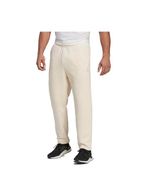 adidas adidas Sportswear Fleece 7/8 Pants 'Beige' HU0287