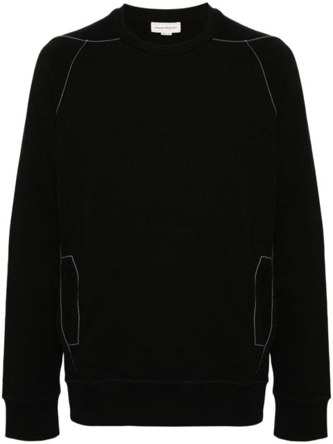 Alexander McQueen cotton jersey sweatshirt
