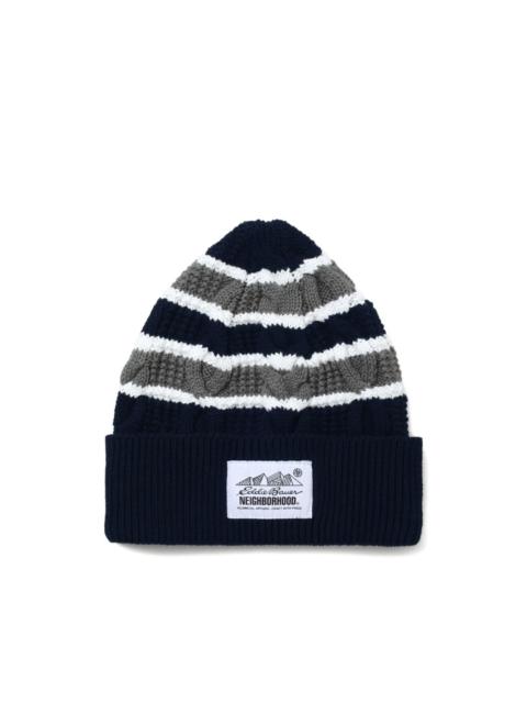 NEIGHBORHOOD x Eddie Bauer striped beanie hat