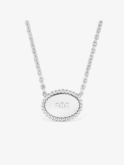 TOUS Short silver necklace with plaque TOUS Mom
