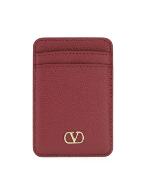 Valentino VLogo Signature leather card case