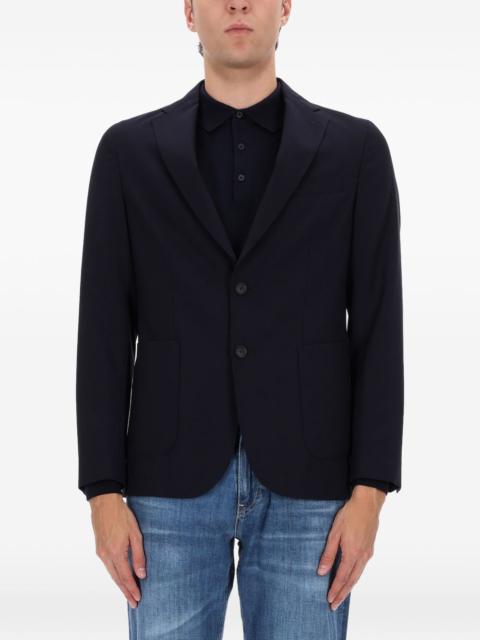 BOSS button virgin wool blazer