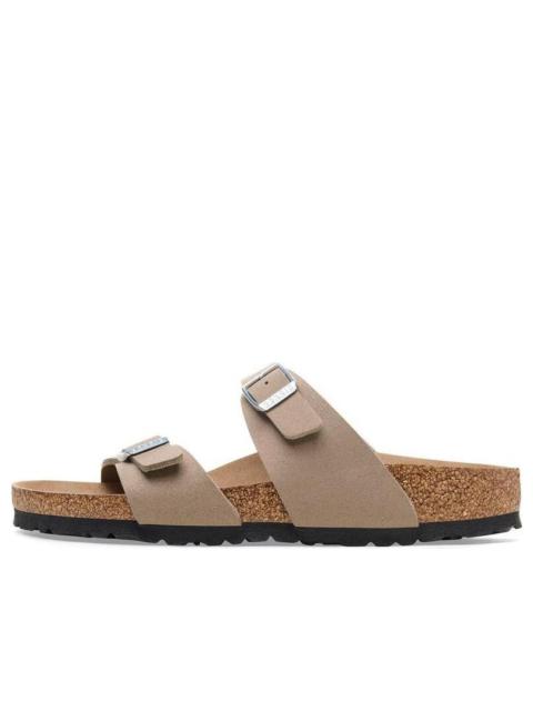 BIRKENSTOCK Birkenstock Sydney Vegan Synthetics Vegan Narrow Fit Sandals 'Gray Taupe' 1026700