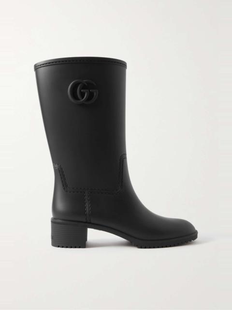 GUCCI Stanley embellished rubber rain boots