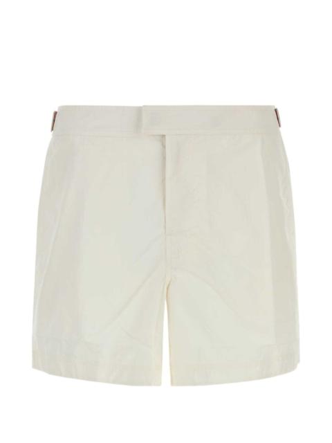 ZEGNA buckled-waist swimming shorts