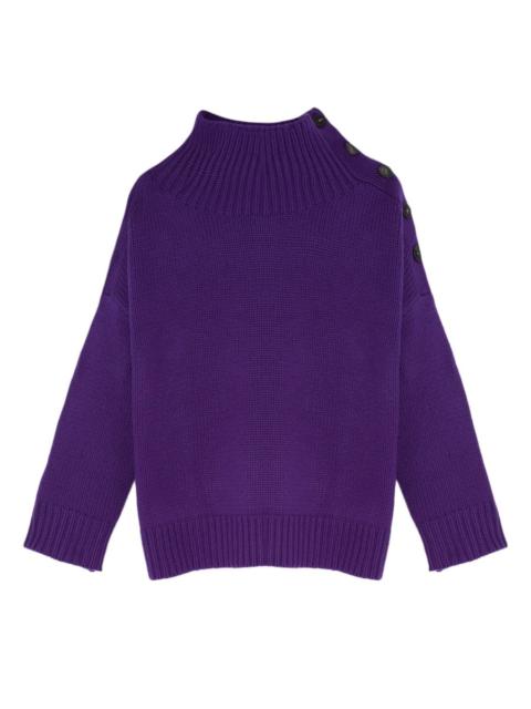 Yves Salomon Oversize knit sweater