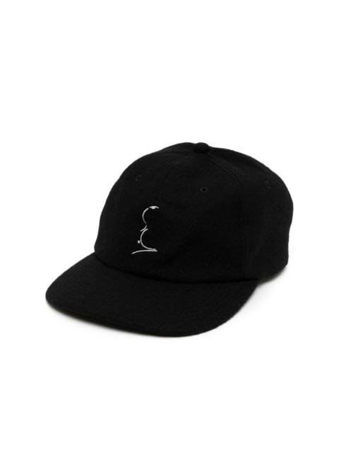 UNDERCOVER Alfred Hitchcock-embroidery cap