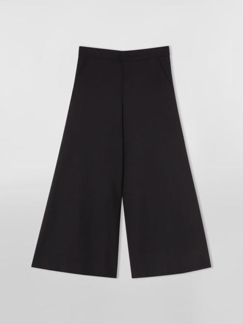 Marni HIGH WAIST DOUBLE WOOL CREPE TROUSERS