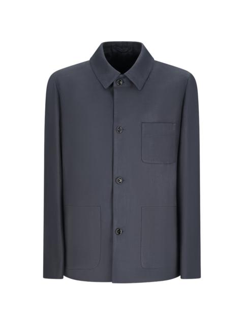 LARDINI Pastone buttoned pocket shirt