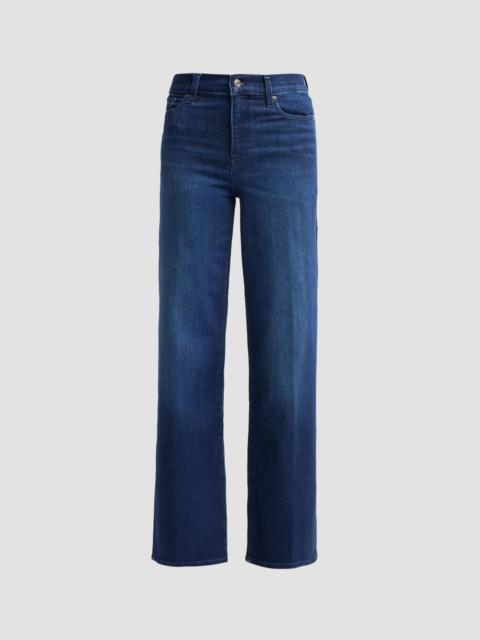 FRAME Women's Le Slim High-Rise Palazzo Jeans - Ultraviolet