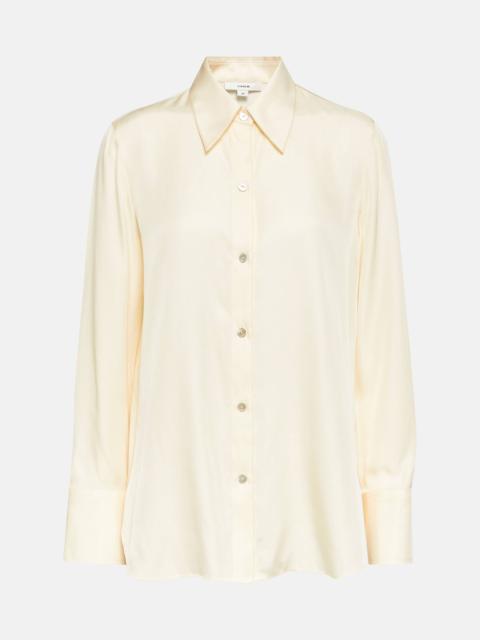 Vince Silk-blend shirt