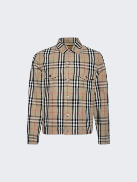 Burberry 체크 재킷