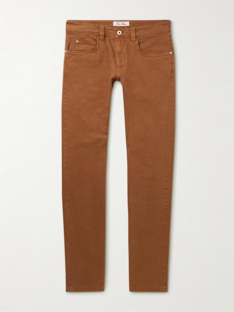 Loro Piana Straight-Leg Garment-Dyed Jeans
