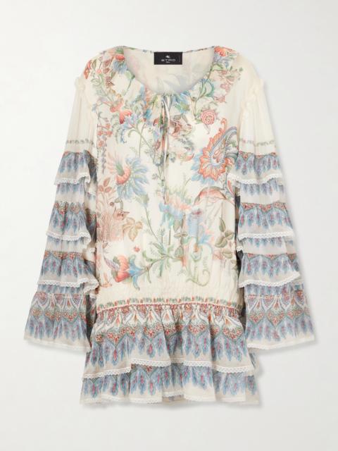 Etro Silk Mini Tunic Dress