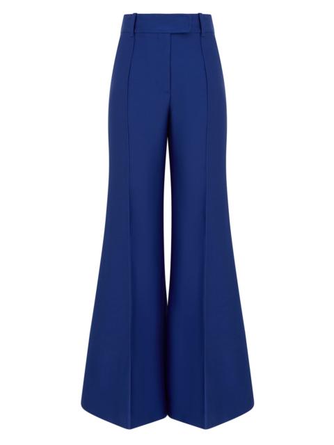 Zimmermann CLASH WOOL SILK FLARE PANT