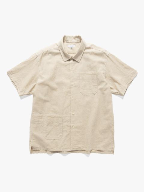 Engineered Garments Camp Shirt CL Sheeting Natural