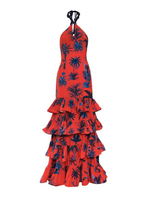 ANDRES OTALORA Tintipan Crepe Maxi Dress print