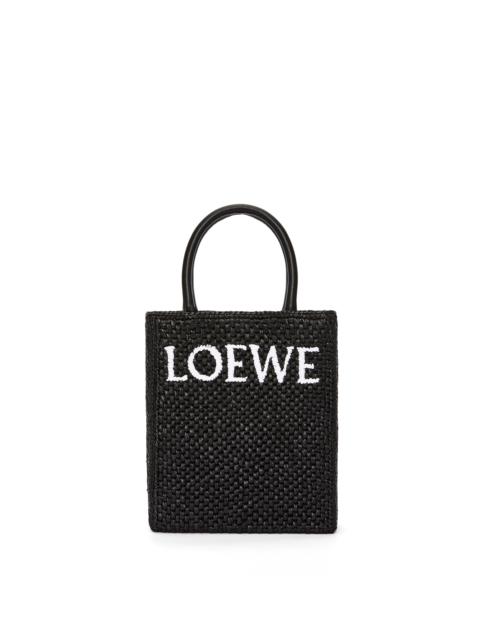 Loewe Standard A5 Tote bag in raffia