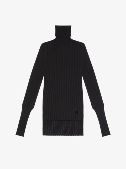 Givenchy ASYMMETRICAL TURTLENECK SWEATER IN CASHMERE