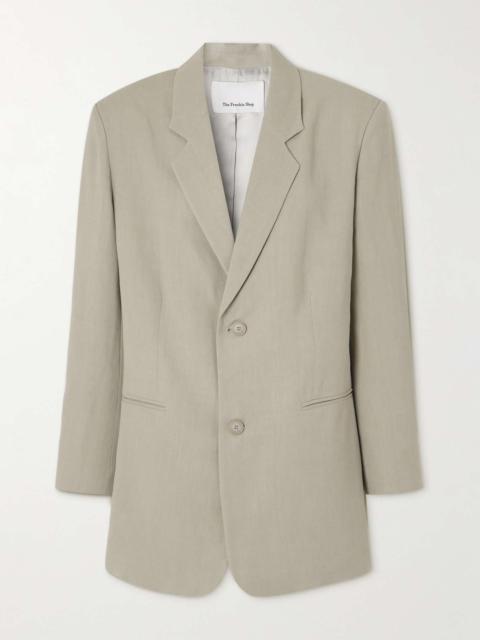 The Frankie Shop Aiden twill blazer