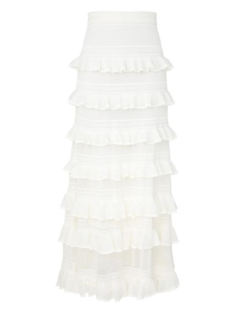 Zimmermann LUNA LACE FRILL SKIRT