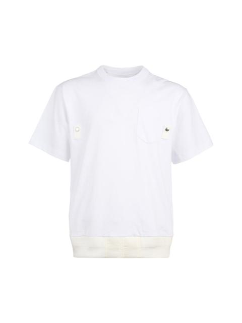 sacai Cotton Jersey Short Sleeve Tee