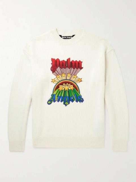 Logo-Print Knitted Sweater