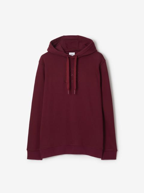 Burberry Embroidered EKD Cotton Hoodie