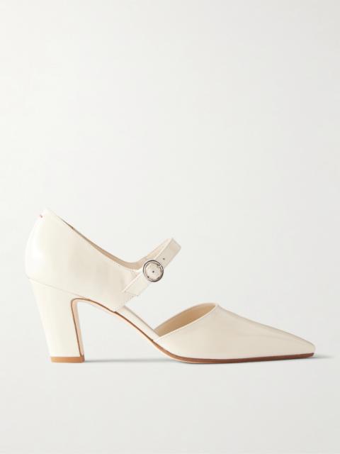 Aeyde Isidora 75 Calf-leather Mary Jane Pumps
