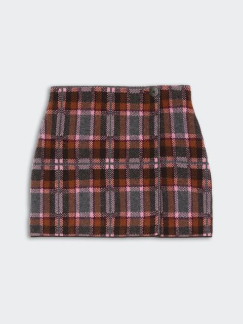 GUEST IN RESIDENCE Tartan Mini Skirt