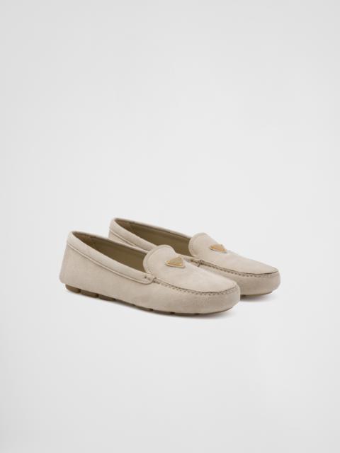 Prada Suede driving loafers