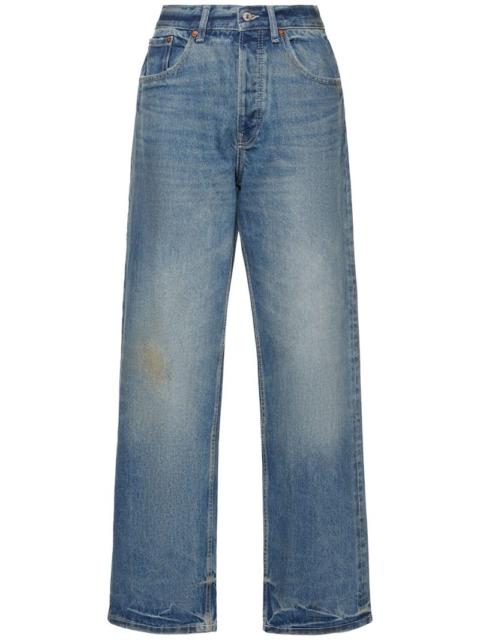 Low rise baggy jeans