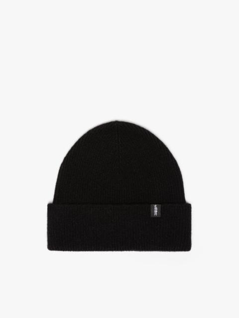 Mackintosh BLACK ECO CASHMERE BEANIE