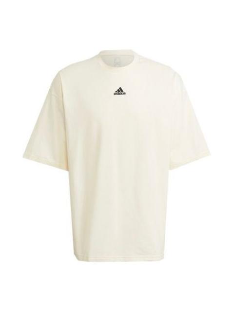 adidas adidas Tee M Sports Stylish Casual Round Neck Short Sleeve White H54034